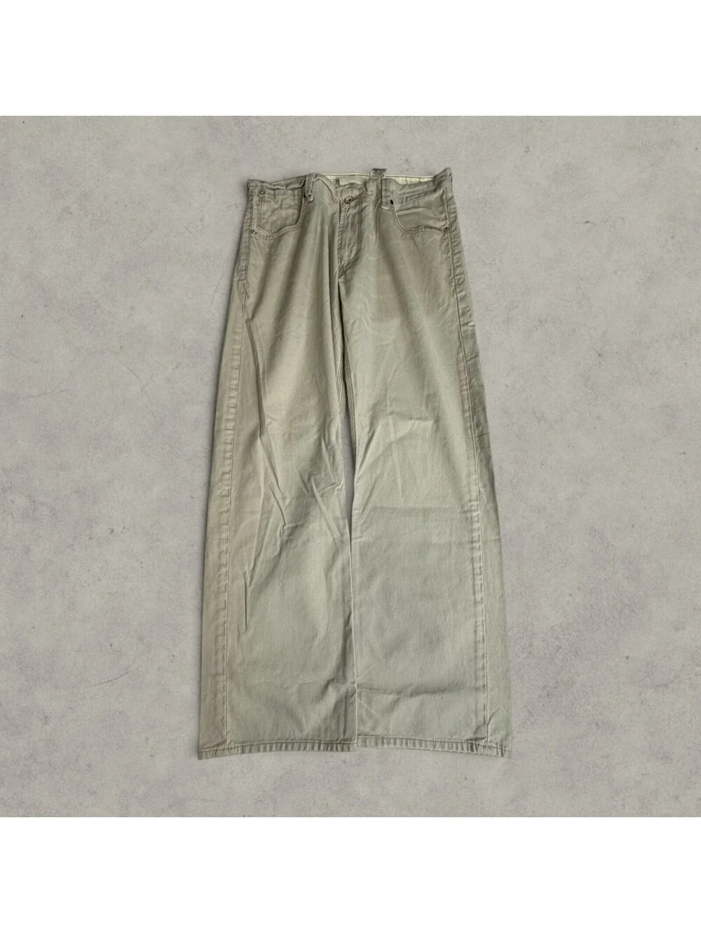 Levi's Tab Twills Beige Pants Slim Straight Legs Casual Pants Size 36x30